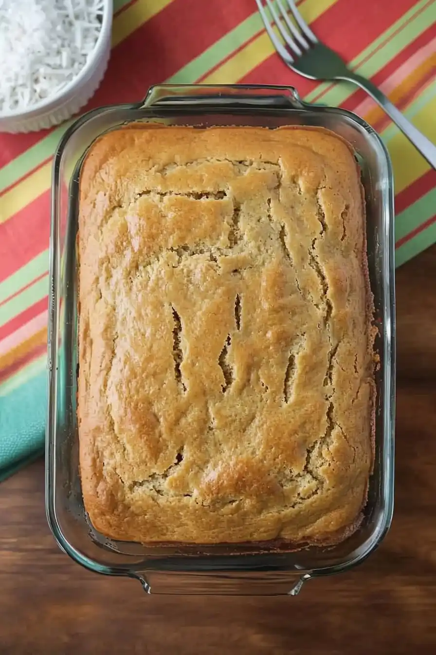 Authentic Jamaican Toto Coconut Cake