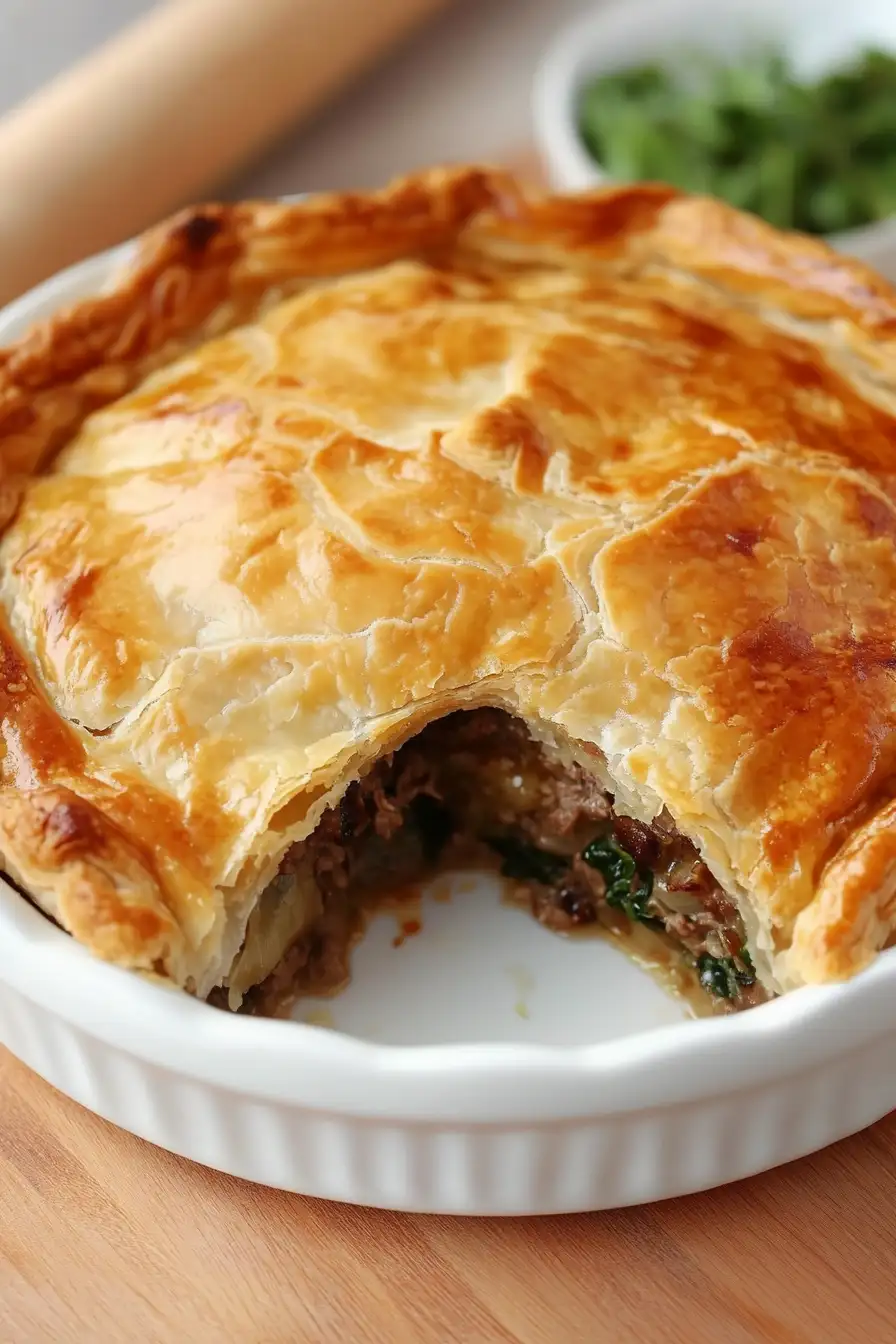 Tasty Ground Venison Meat Pie