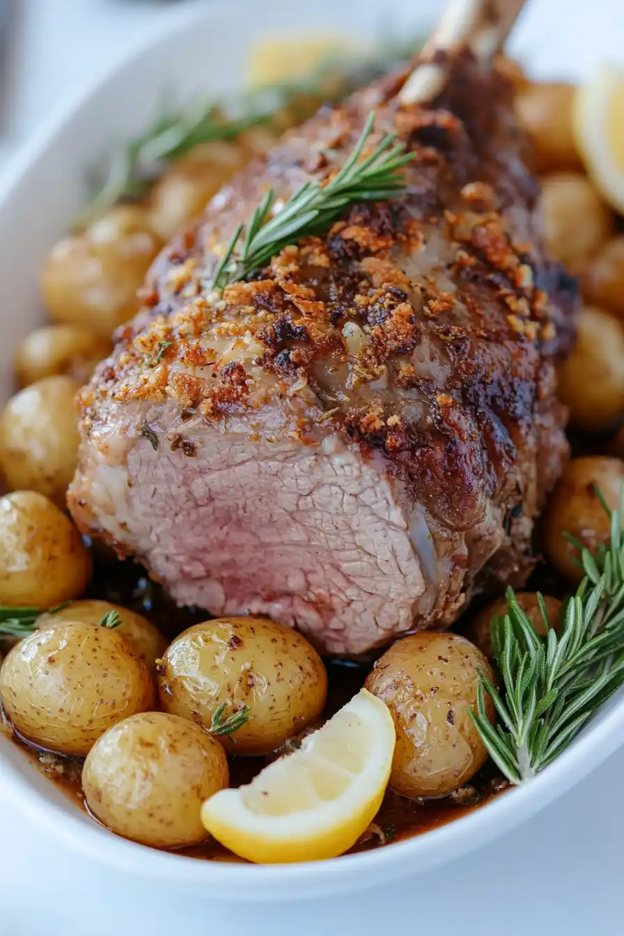 Best Easter Roast Lamb with Potatoes