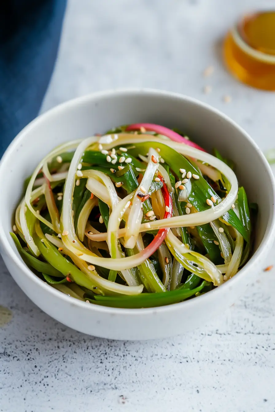 Crispy Easter Spring Onions Salad