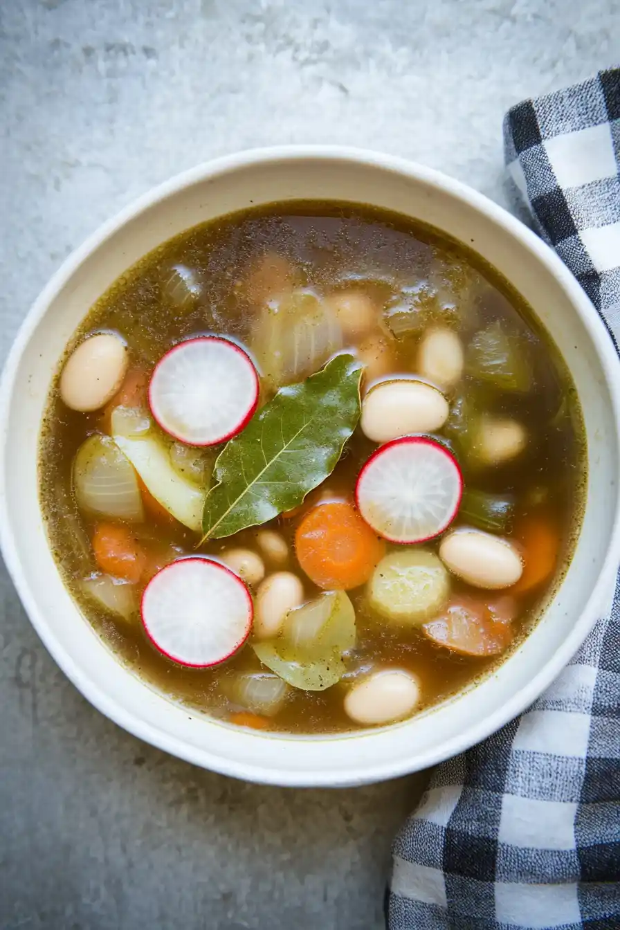 Delicious Radish Veggie Soup