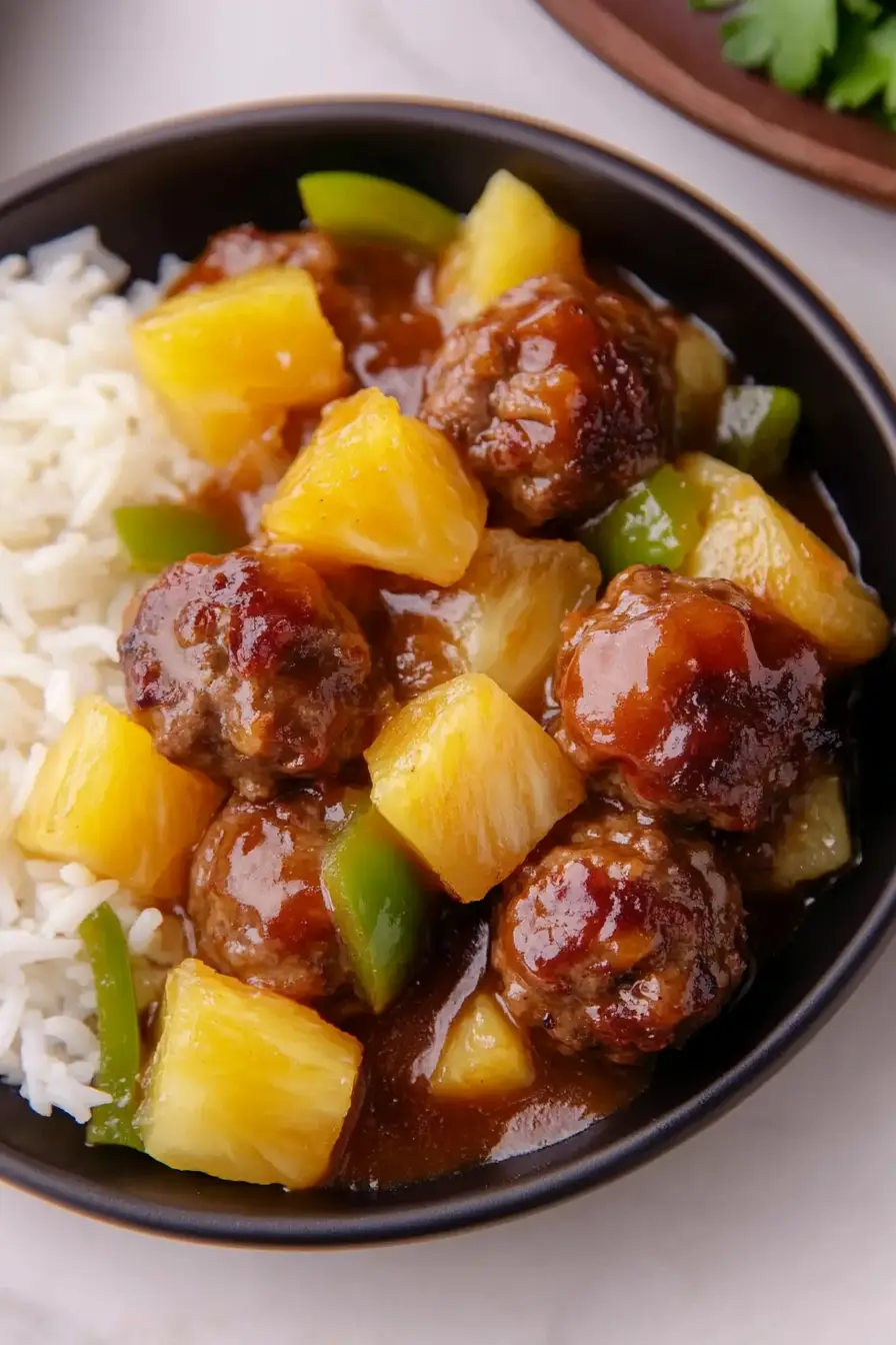 Delicious Hawaiian Pineapple Meatballs Recipe