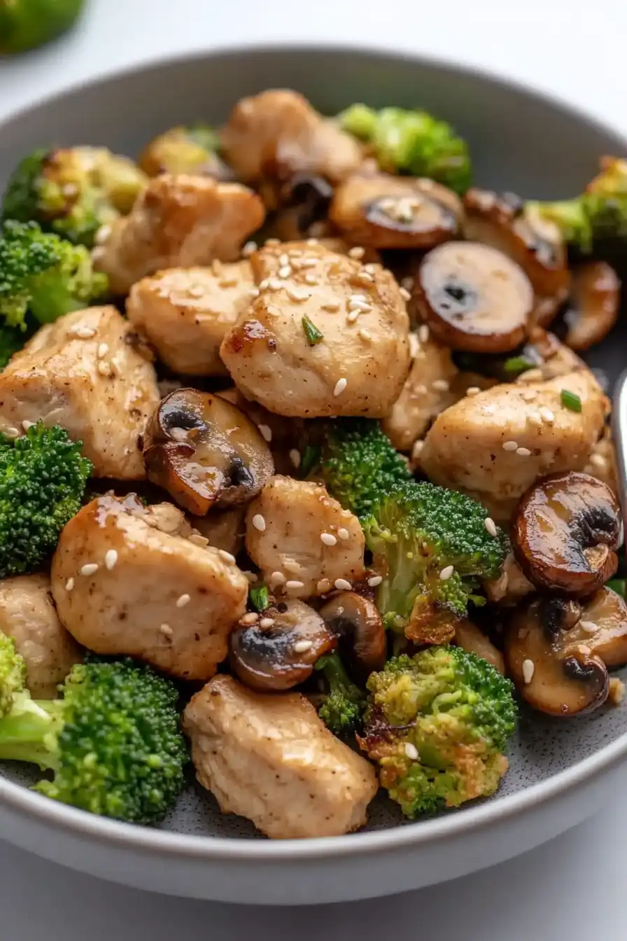Juicy Air Fryer Chicken and Broccoli
