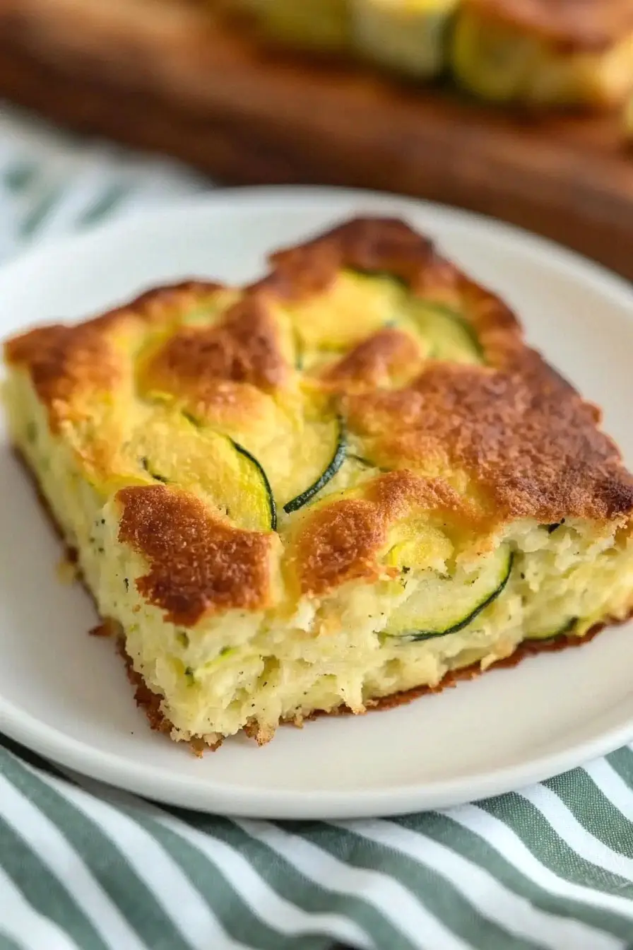 Cheesy Bisquick Zucchini Squares
