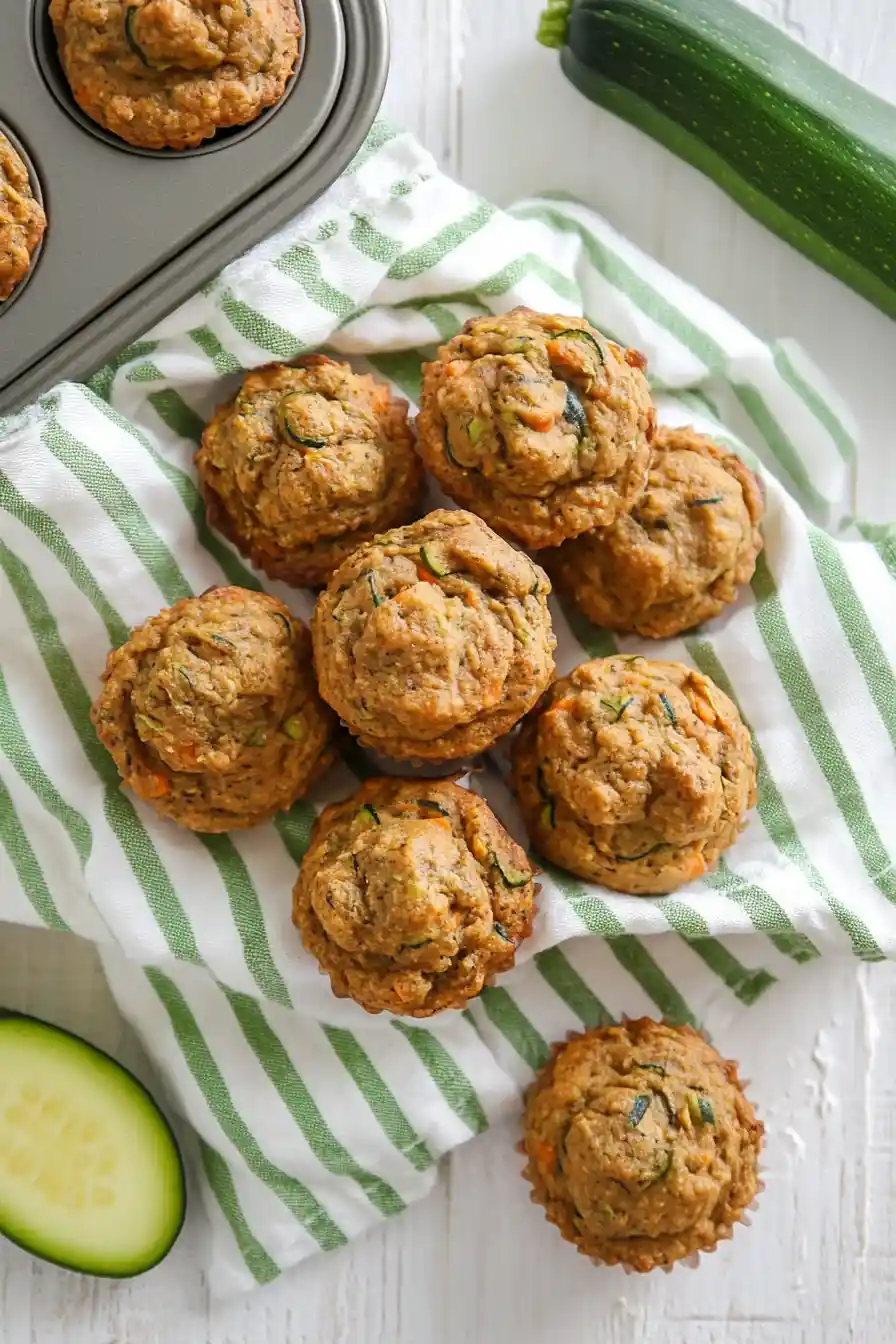Tasty Carrot Cake Zucchini Muffins