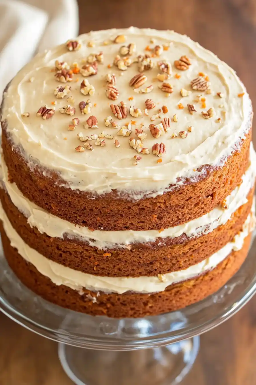 Rich Carrot Cake Without Pineapple Recipe