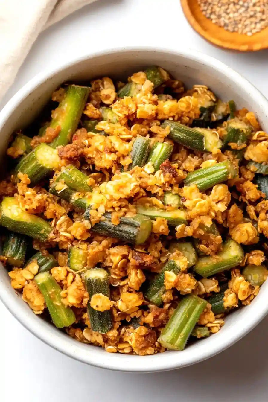 Flavorful Okra and Quinoa Mix