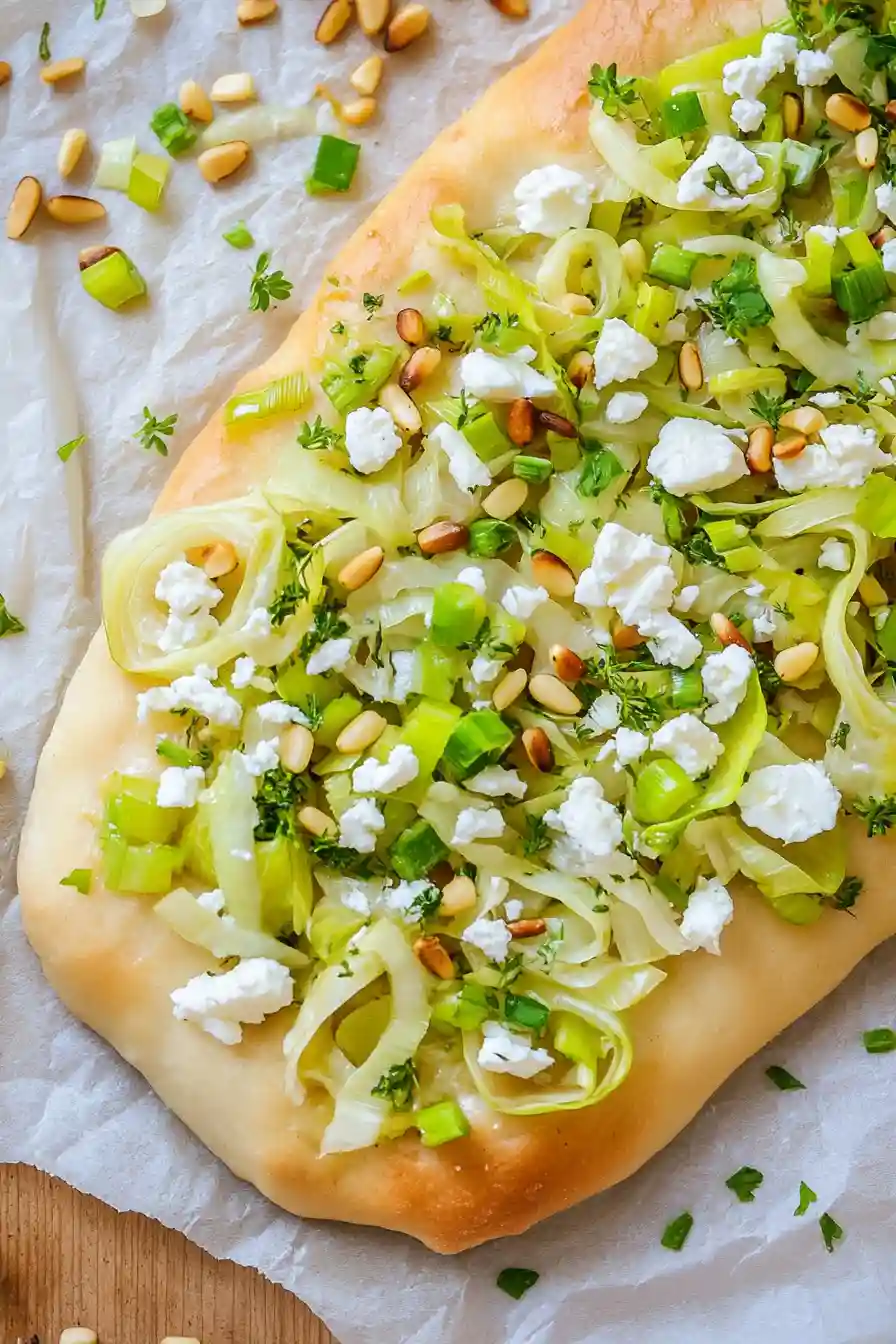 Simple Leek Focaccia Recipe