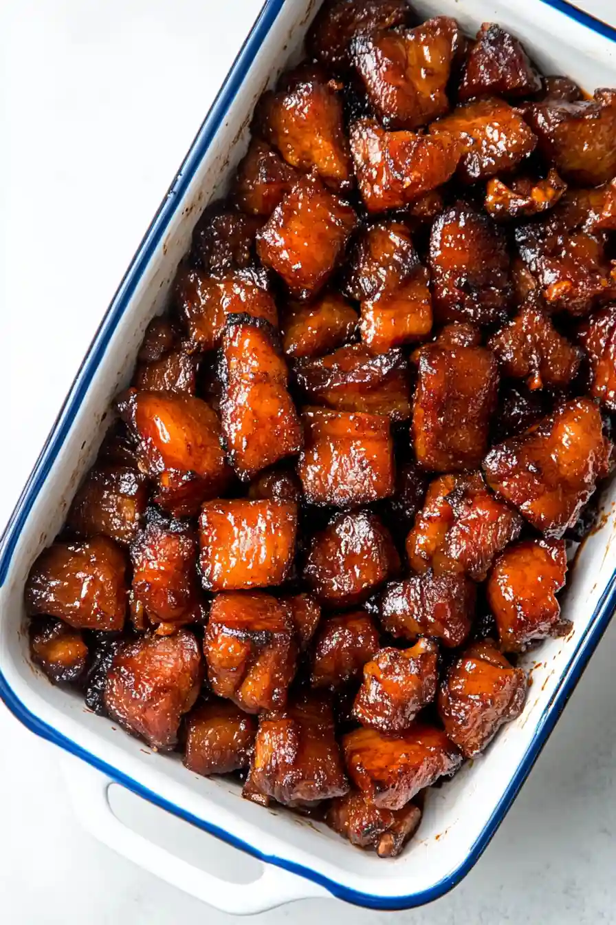 Mouthwatering Pork Belly Burnt Ends in the Oven