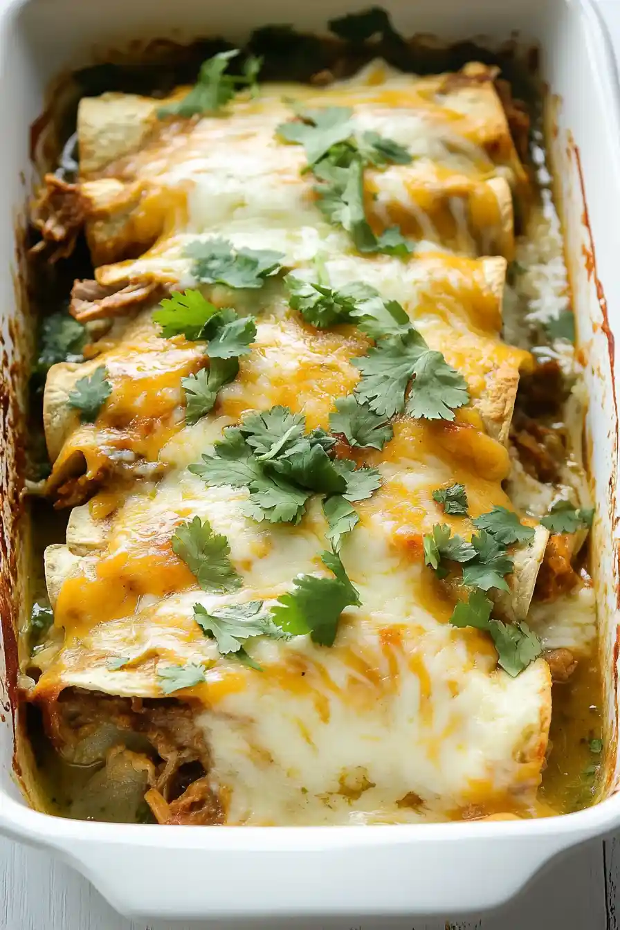 Easy Pork Shoulder Enchiladas