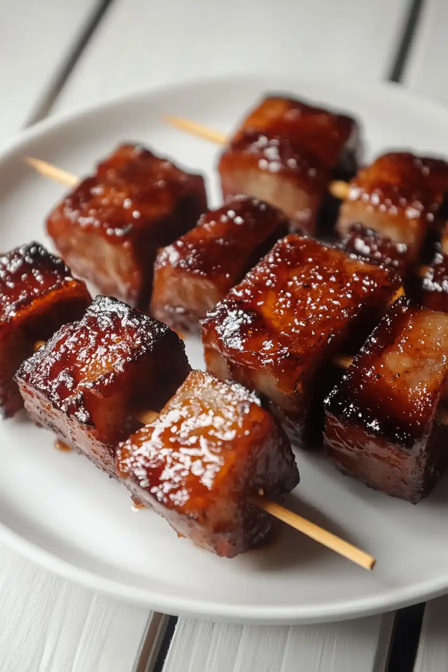 Delicious Pork Belly Lollipops Recipe