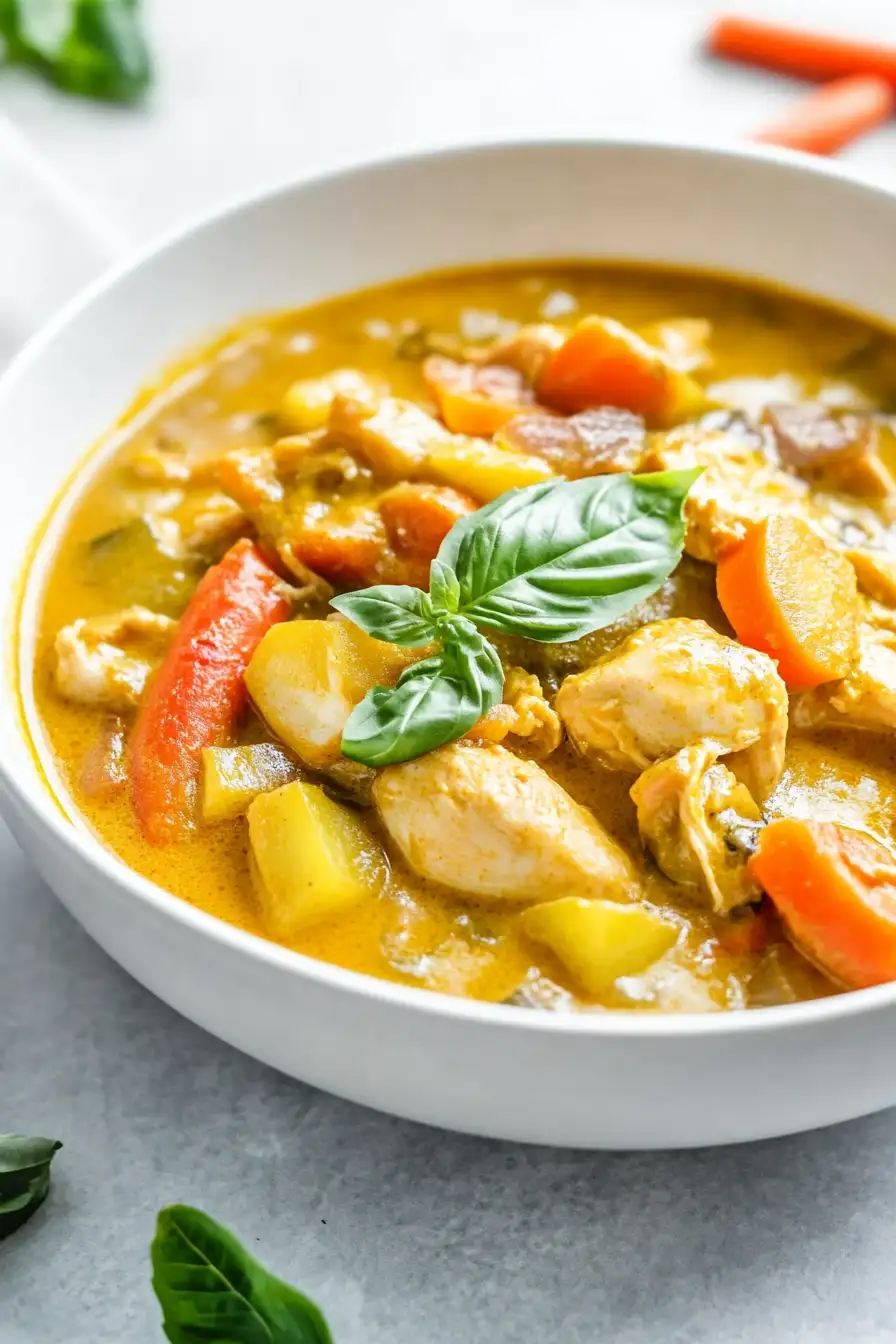 Delicious Instant Pot Yellow Curry with Chicken