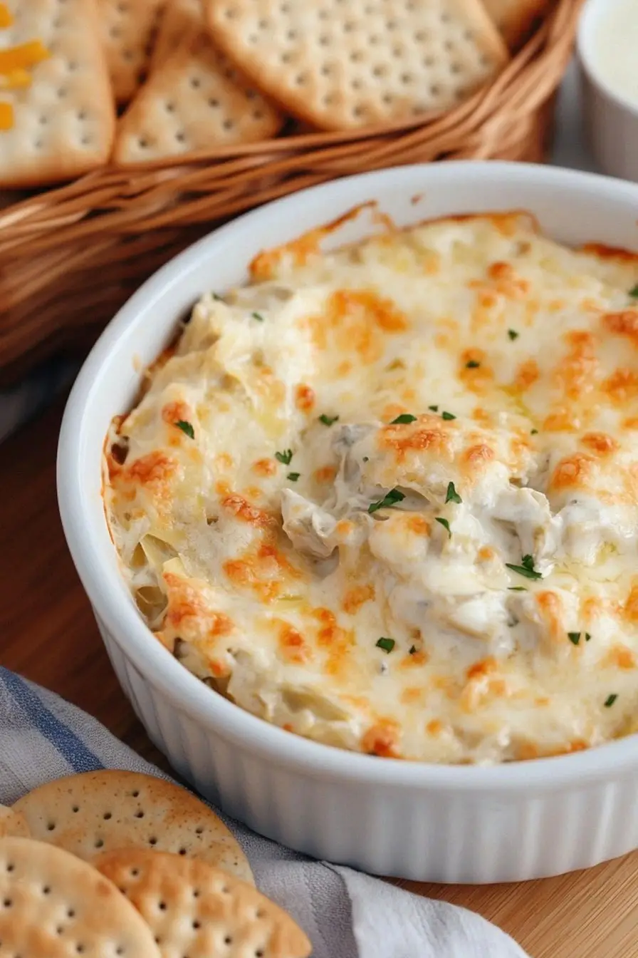 Healthy Artichoke and Asiago Dip