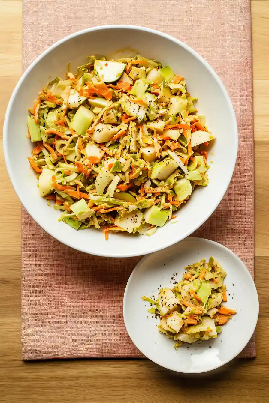 Crunchy Leek Salad