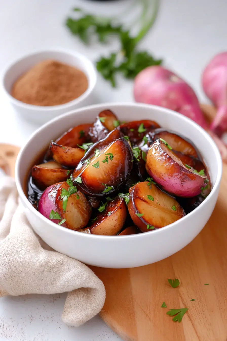 Quick Brown Sugar Glazed Turnips