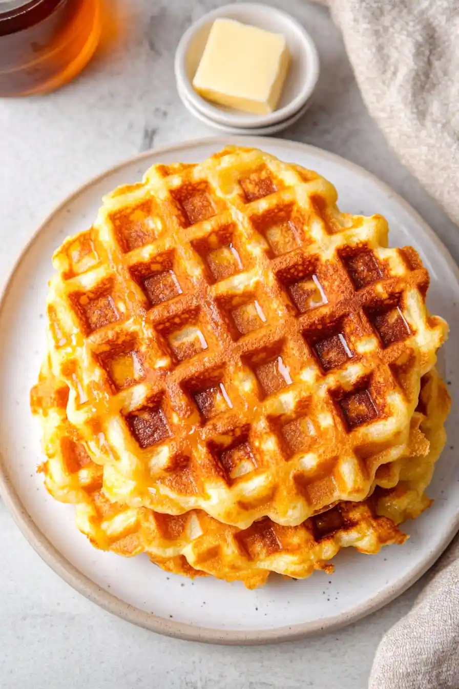 Savory Chaffles with Almond Flour