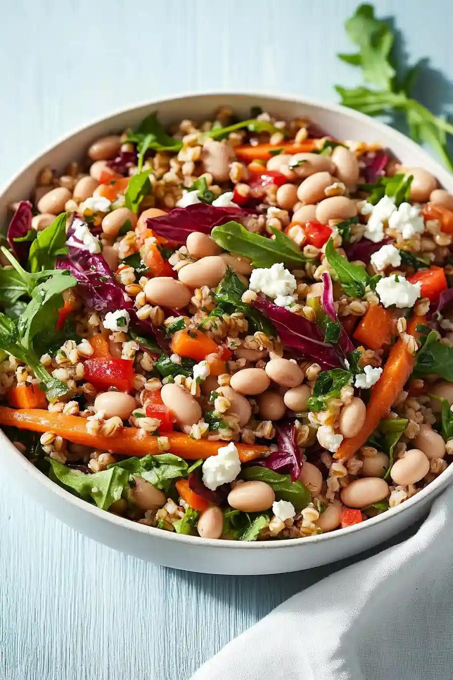 Protein-Packed Farro and White Bean Salad