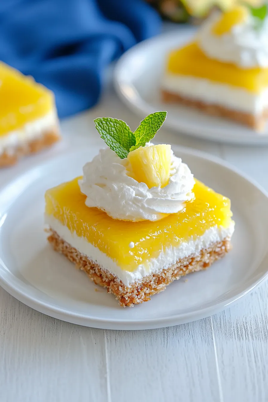 Refreshing Easter Pineapple Pretzel Salad