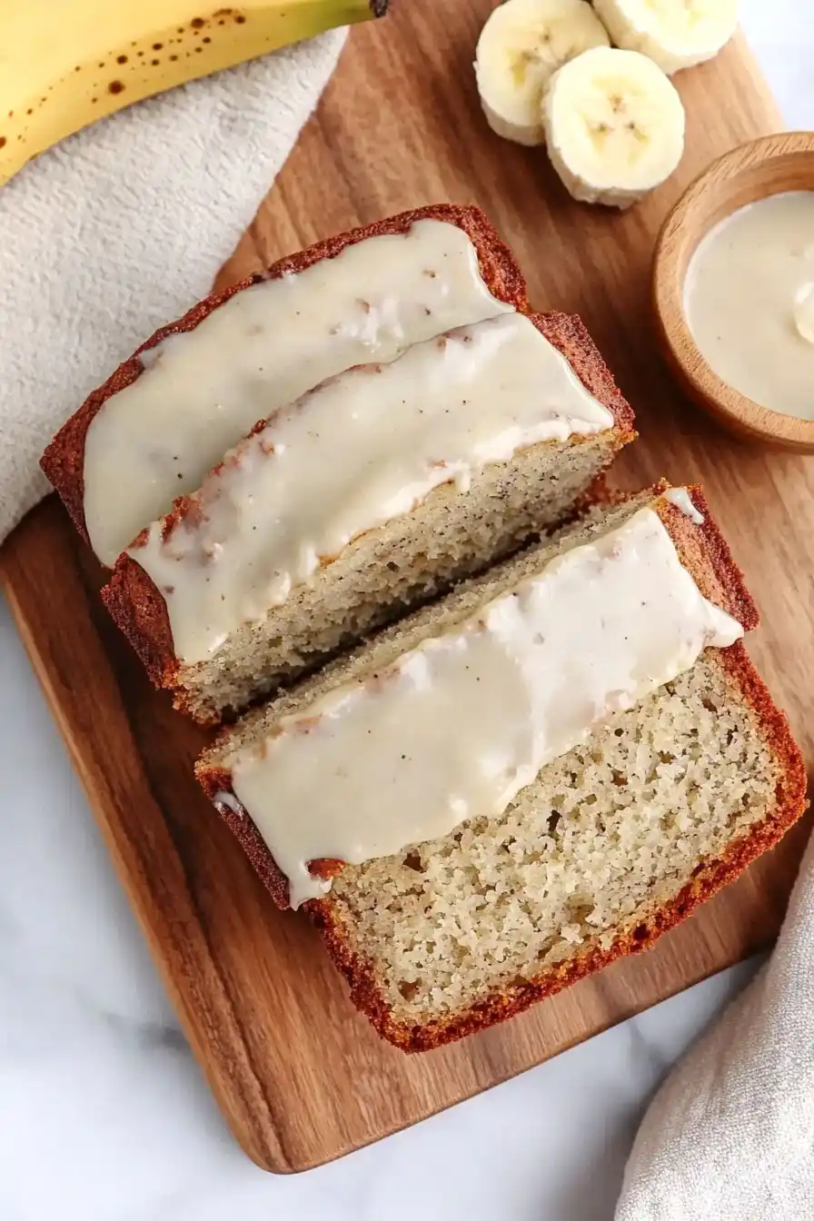 Moist Banana Bread Glaze