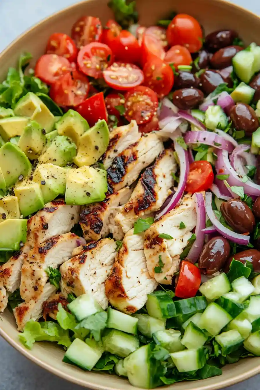 Flavorful Mediterranean Chicken Salad