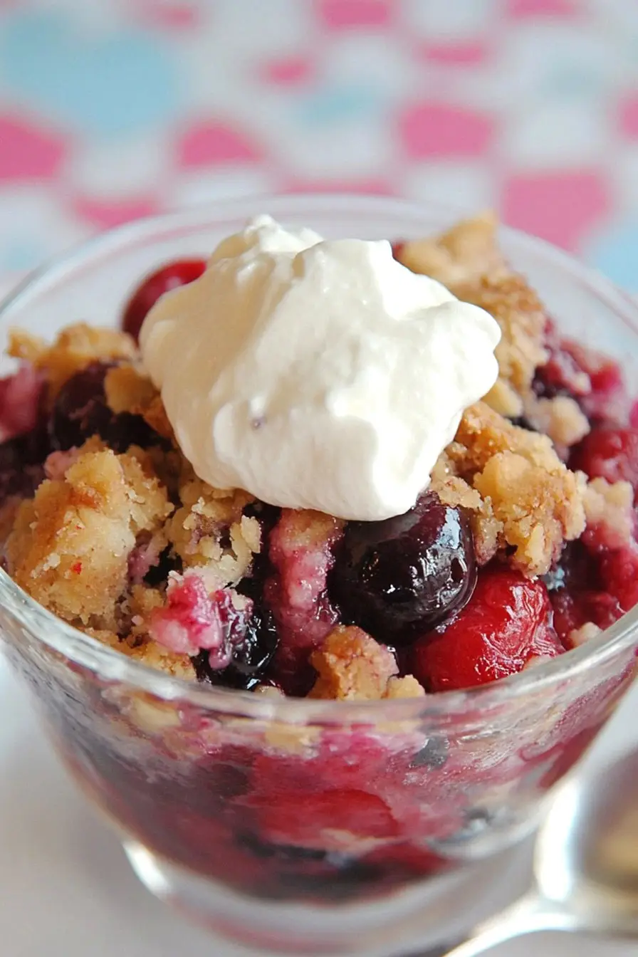 Juicy 4th of July Dump Cake