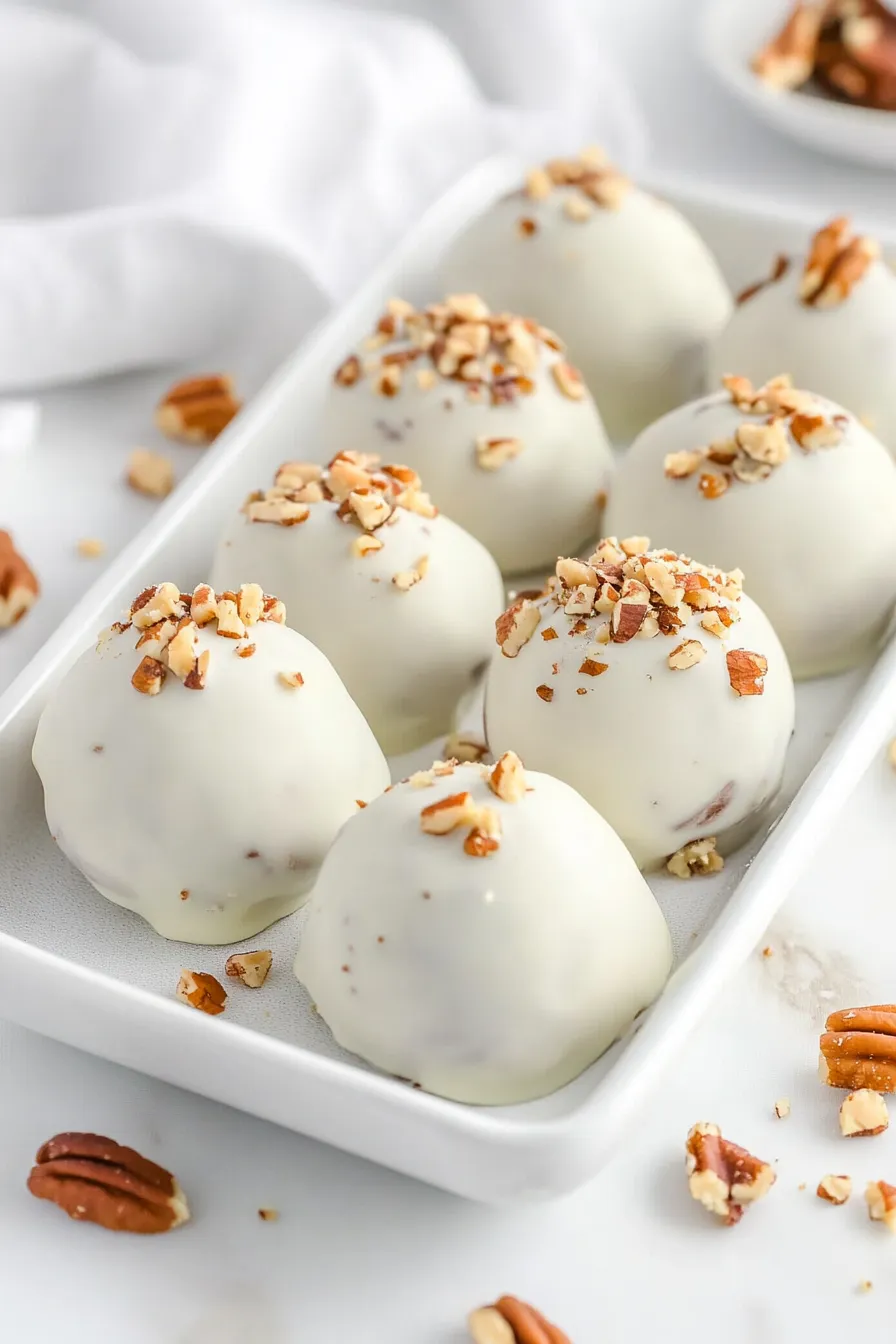 Easy Easter Carrot Cake Truffles