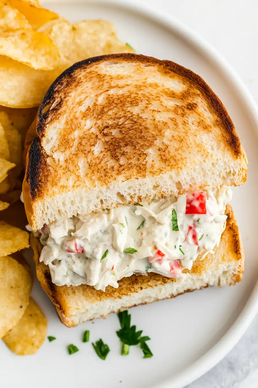 Savory Chicken Salad on Sourdough