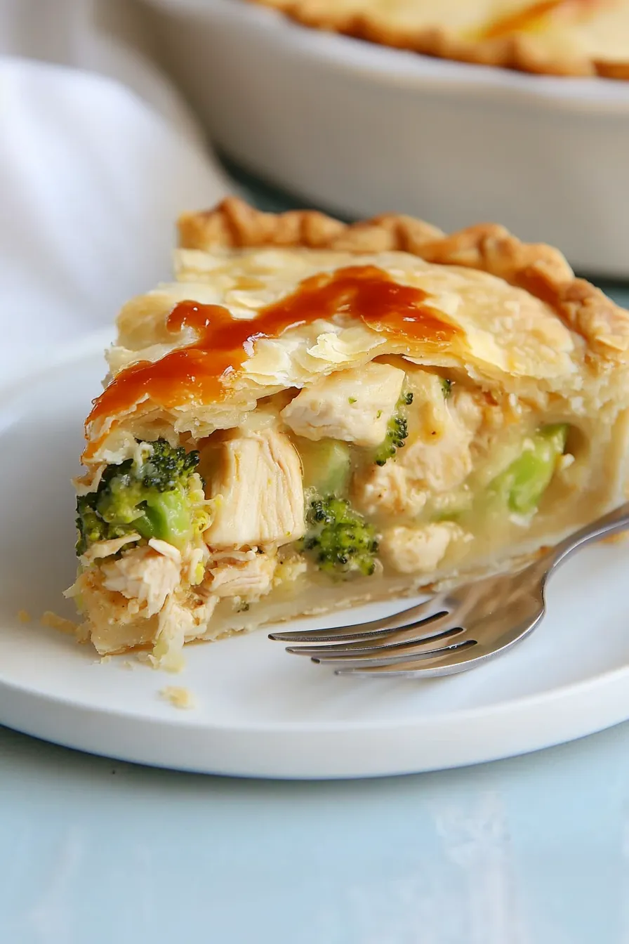 Quick Chicken Broccoli Pie