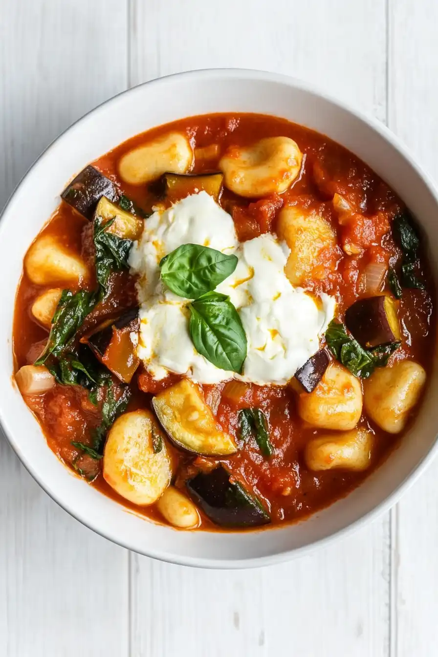 Flavorsome Gnocchi with Eggplant