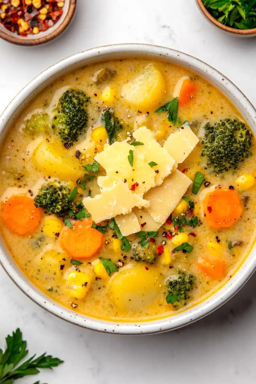 Tasty One Pot Vegetable Soup