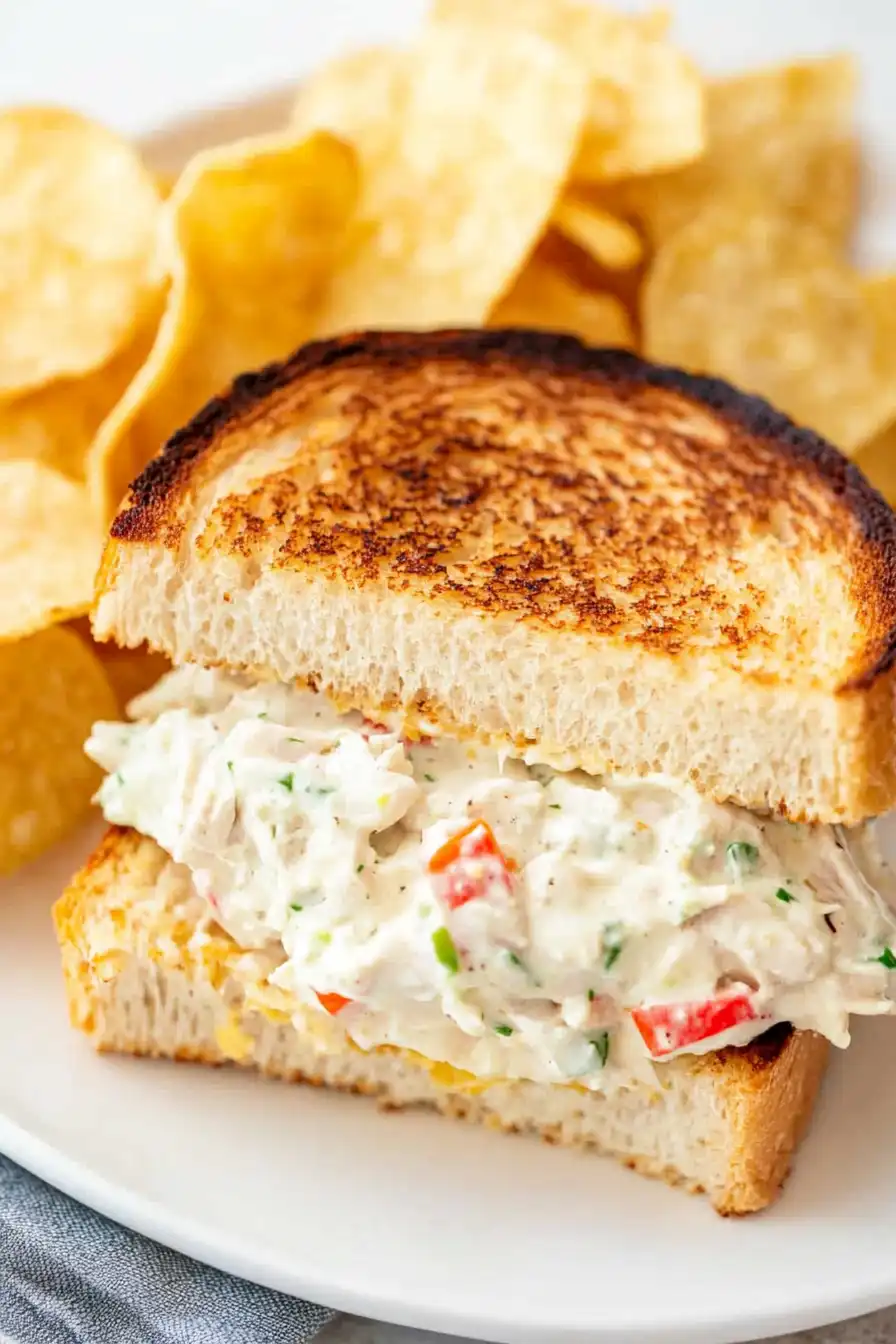 Savory Chicken Salad on Sourdough