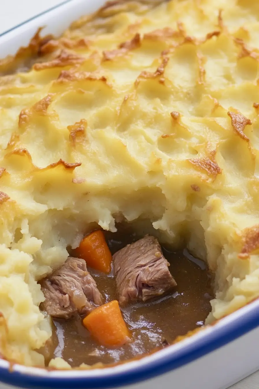 Quick Roast Lamb Pie