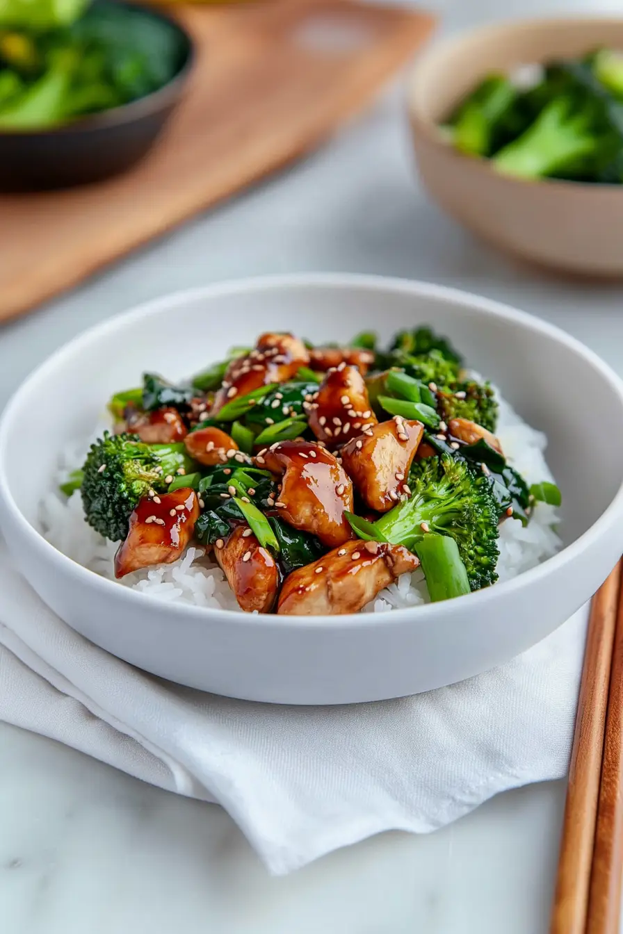 Easy Teriyaki Chicken Broccoli Stir Fry