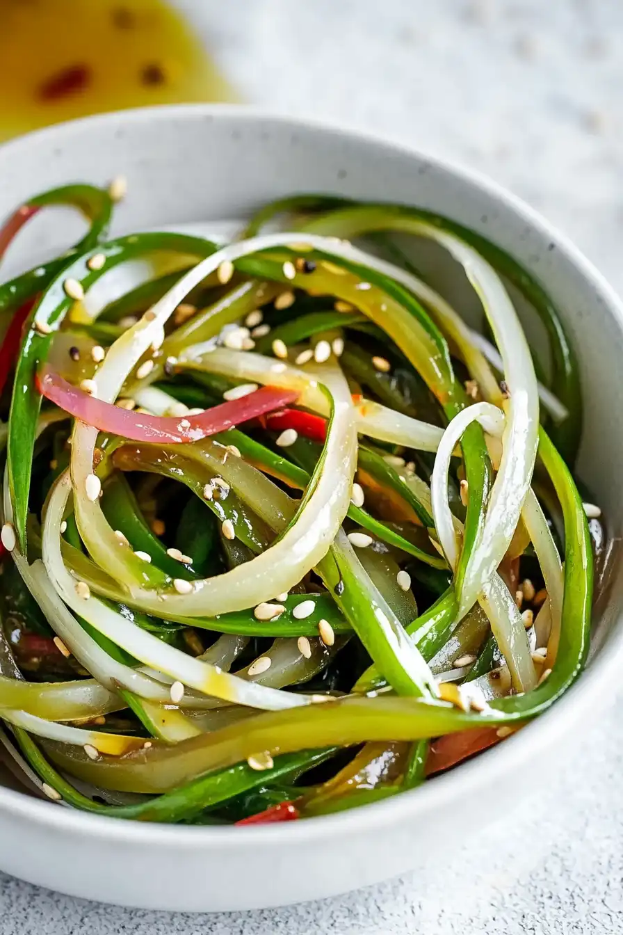Crispy Easter Spring Onions Salad