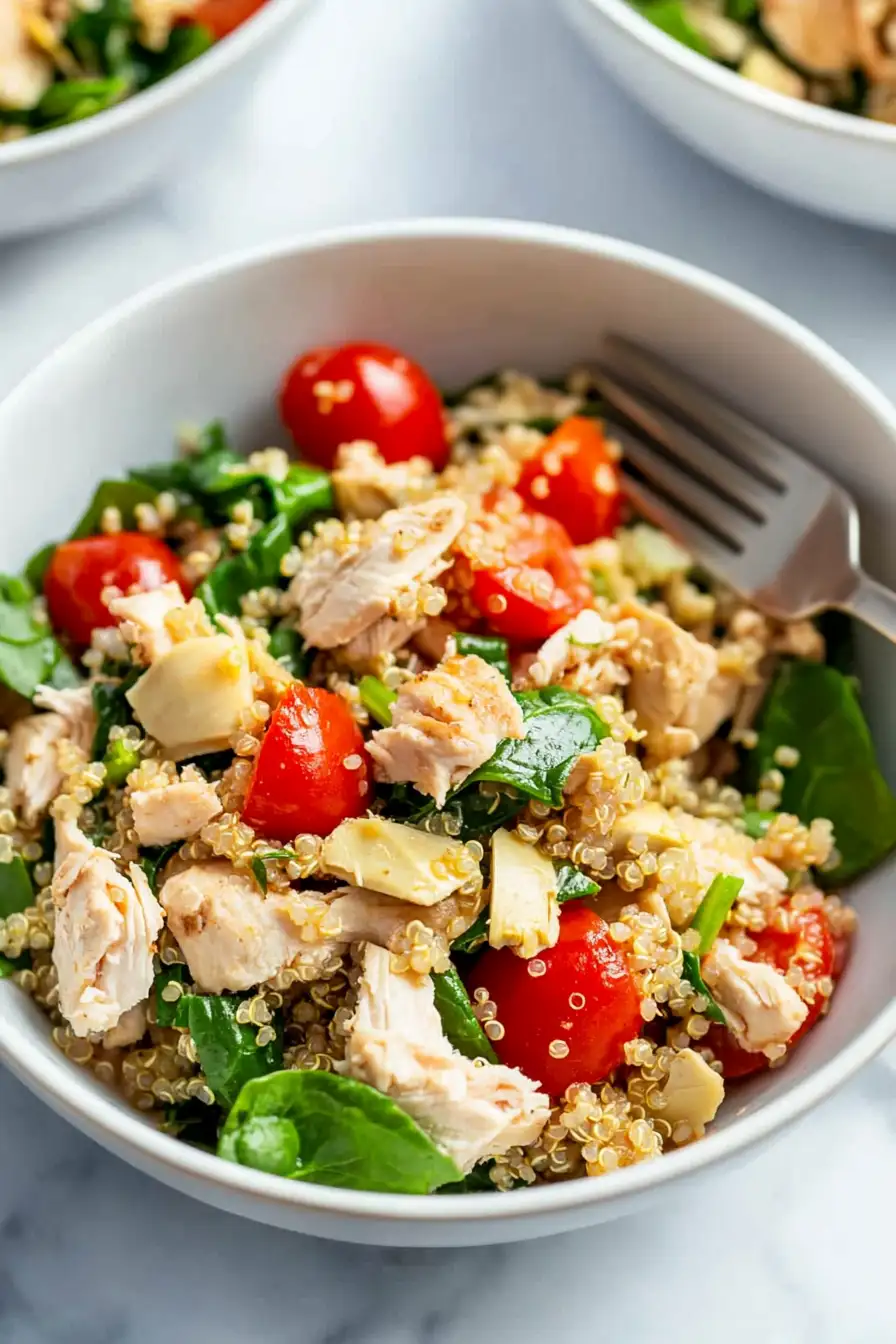 Easy Chicken Quinoa Salad Recipe