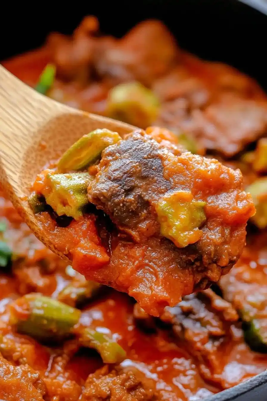 Authentic Egyptian Okra Recipe