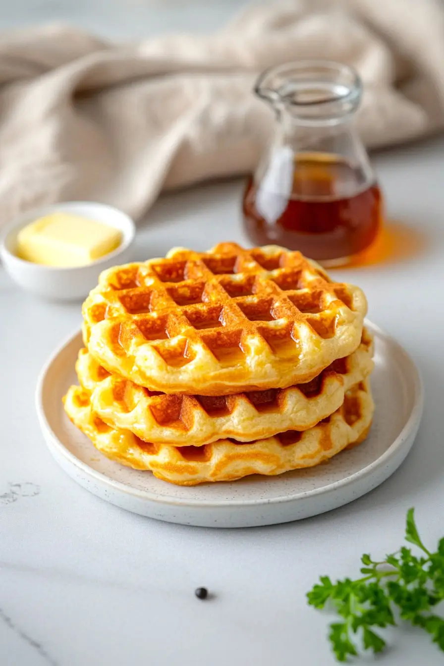 Savory Chaffles with Almond Flour