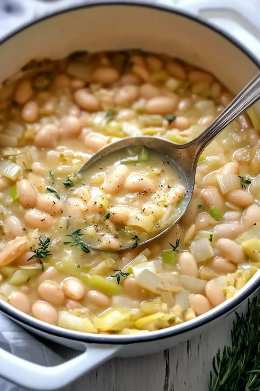 Flavorful Butter Beans with Leeks