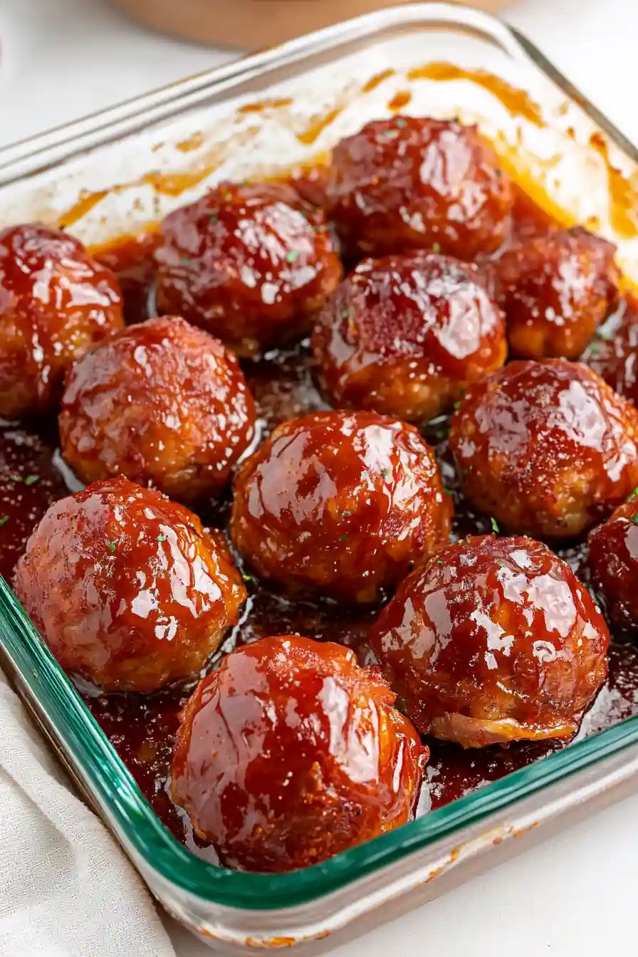 Easy Baked Ham Balls Recipe