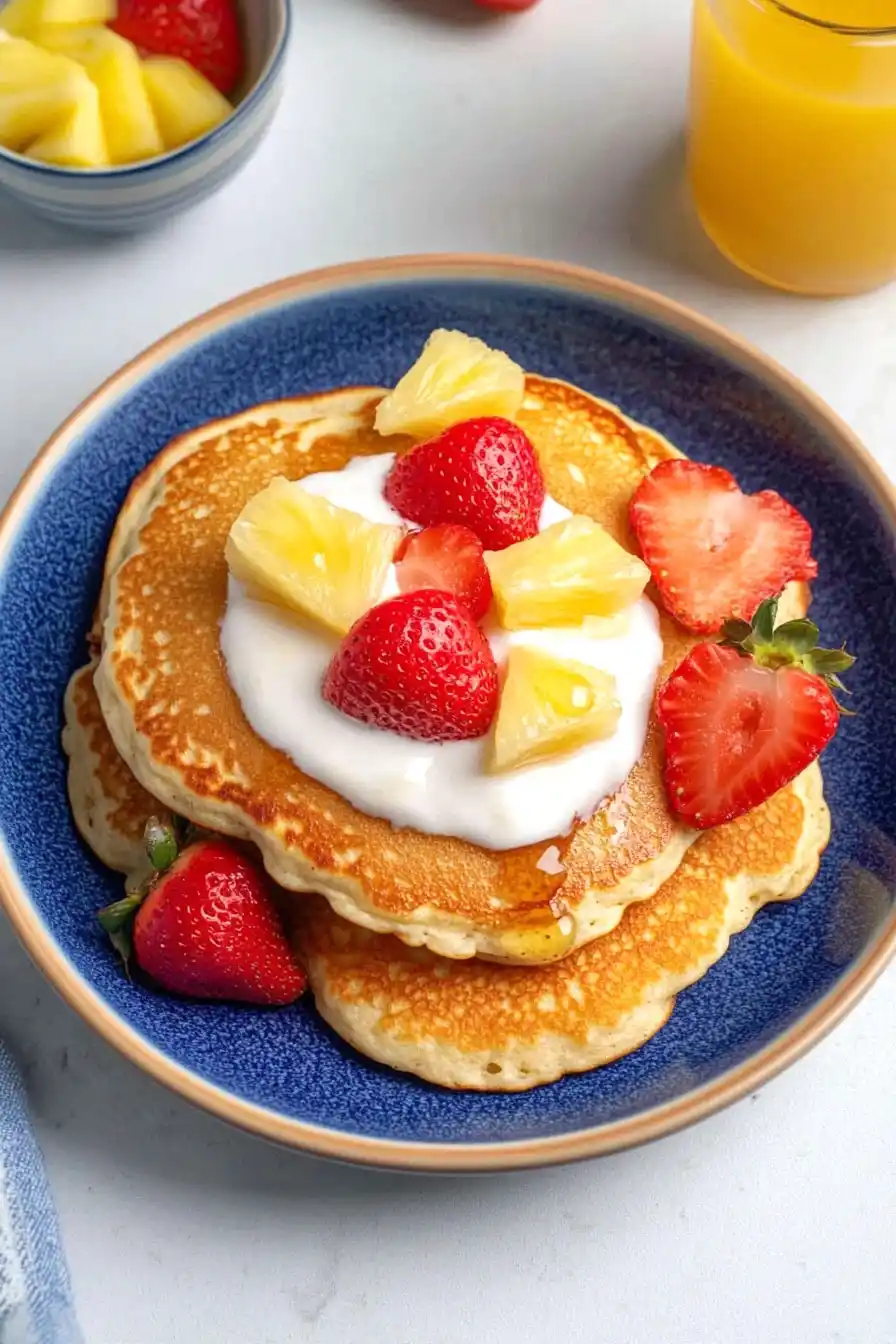 Healthy Bisquick Yogurt Pancakes