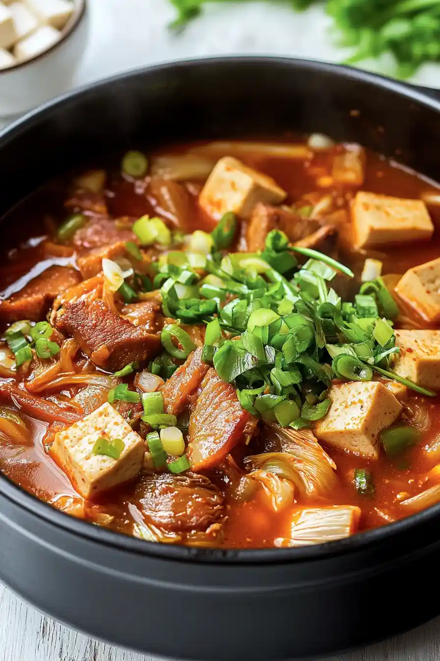 Best Pork Belly Kimchi Stew