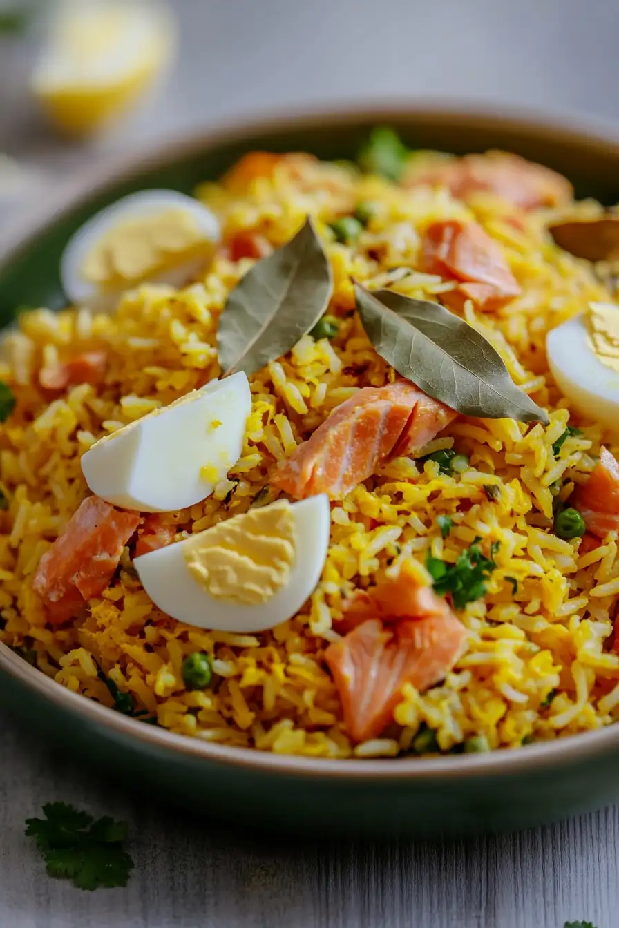 Savory Smoked Salmon Kedgeree