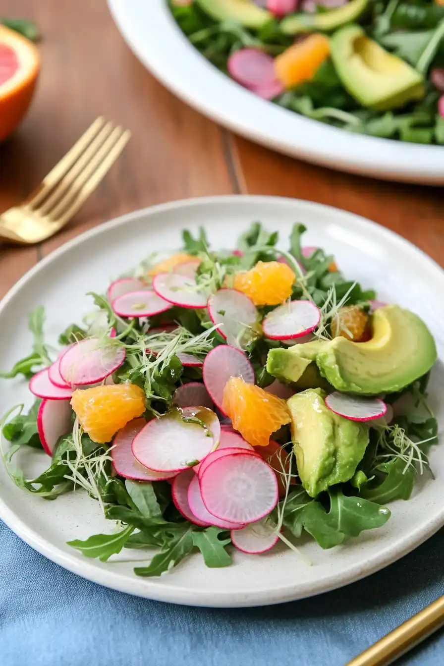 Tasty Spring Salad with Radishes