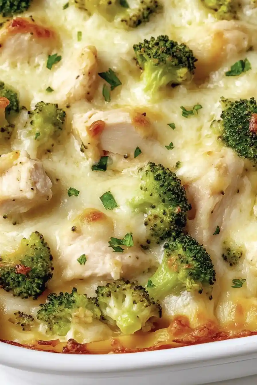 Healthy Chicken and Broccoli Lasagna