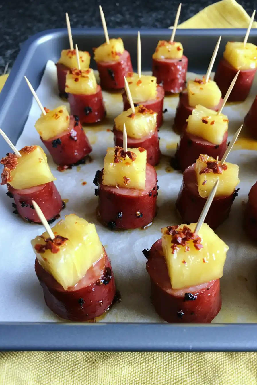 Delicious Kielbasa Pineapple Appetizers