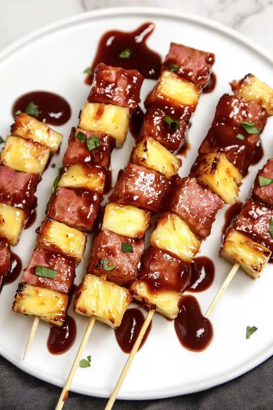 Delicious Spam Kabobs