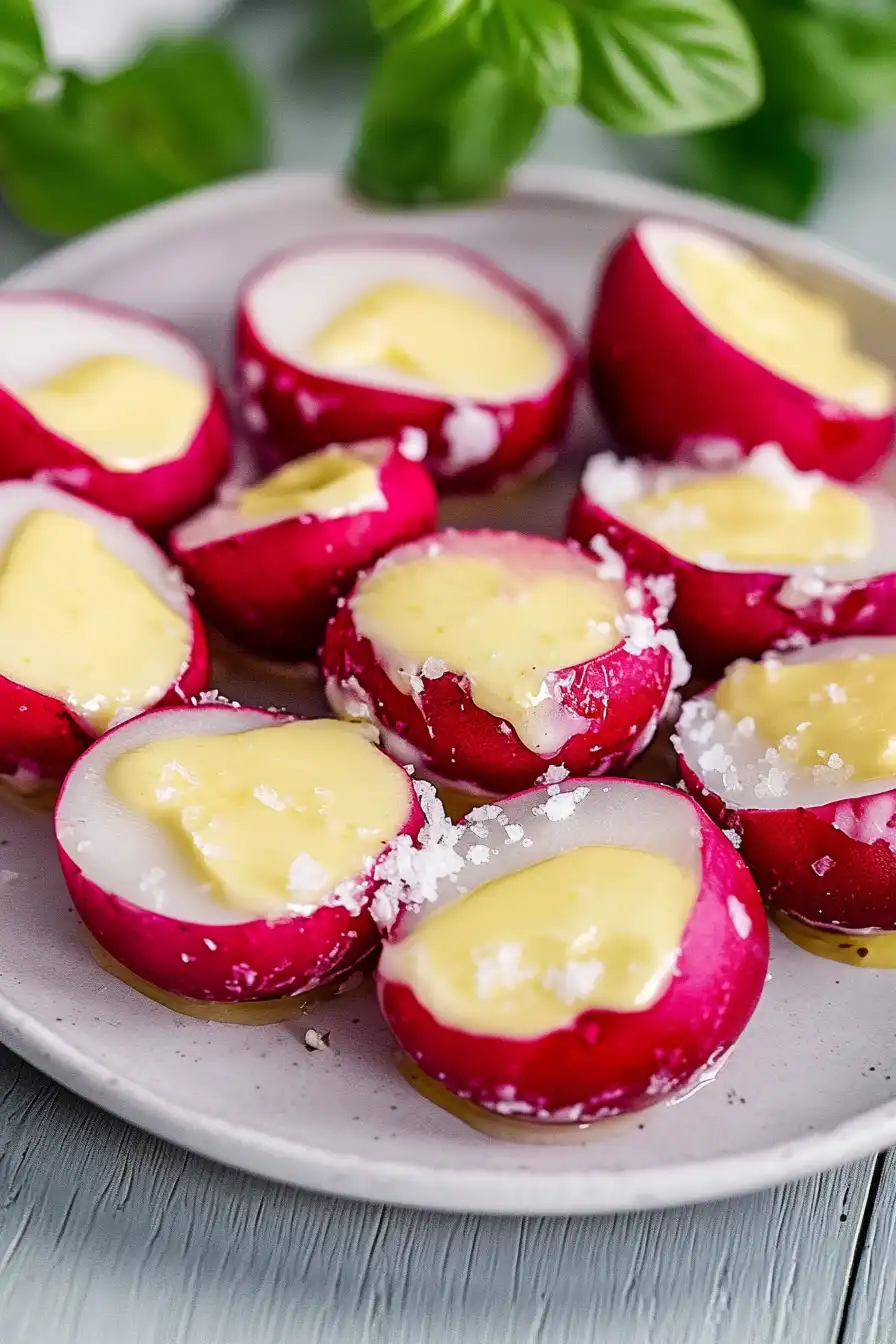 Juicy Radish with Butter and Salt