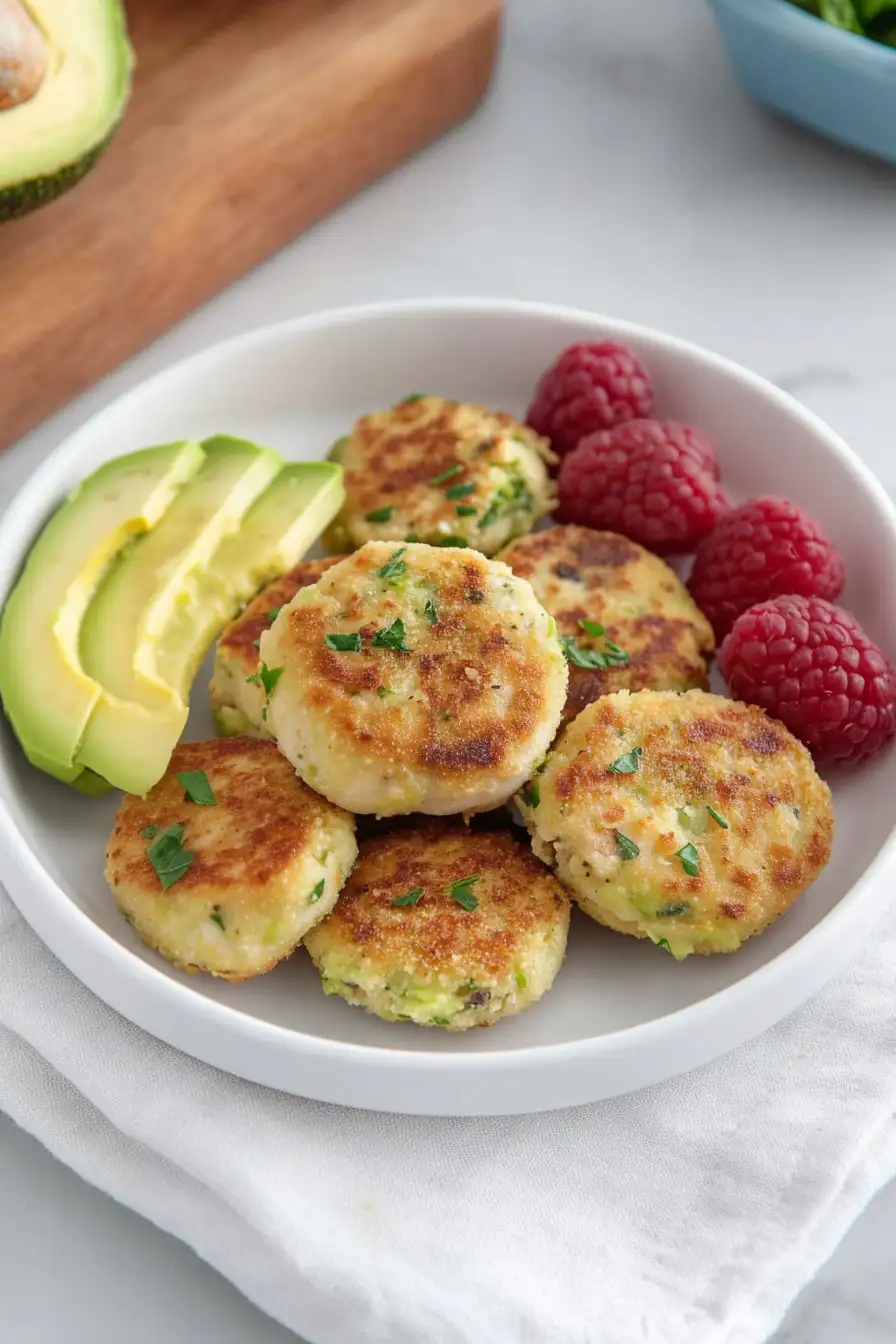 Quick Chicken and Broccoli Nuggets for Baby