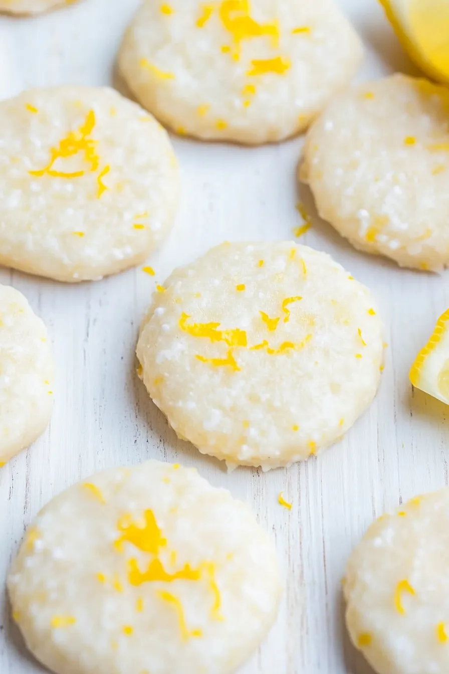 Healthy No Bake Lemon Cookies