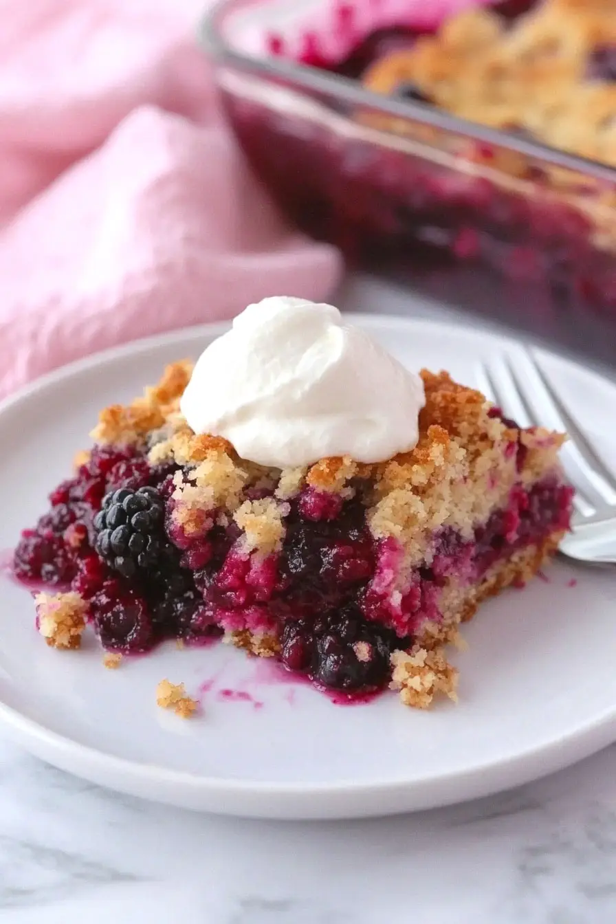 Delicious Keto Berry Dump Cake